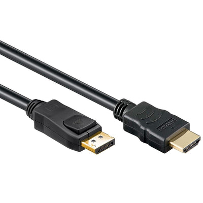 Gembird Cable DisplayPort a HDMI Male/Male 1.8M Black CC-DP-HDMI-6 — image 1