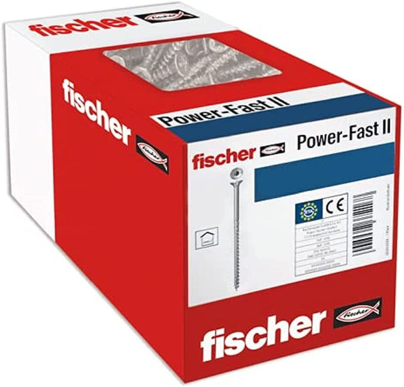 Fischer Screws Powerfast Ii 4,5X50 Sk Tx Tg Blvz 500 Pieces