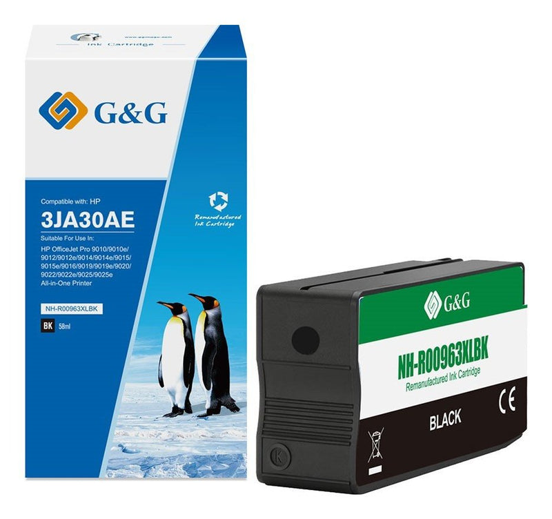 G&g Ink Cartridge Compatible HP 963XL/ 3JA30AE Xl-negro