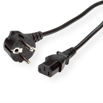 Roline Green Cable Power Recto IEC Connector Female Black 1,8M — image 1