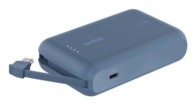 Belkin Powerbank BPB021HQBL Boost Charge 10,000MAH With Cable Integrado Charge USB-C 20W Blue — image 1