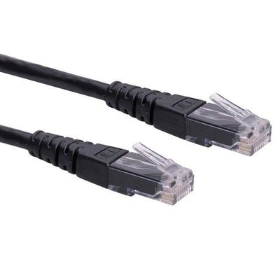 Roline Network Cable KAT.6 Class And UTP Black 1M — image 1