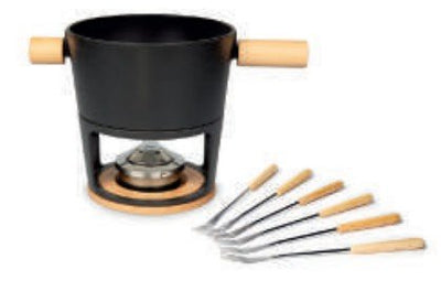 Stöckli Käsefonduegarnitur Titlis Big 3,2L Black — image 1