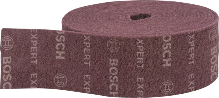 Bosch Roll Fieltro Expert N880 Medium a, 115MM X 10M, Hoja Lija Red Roll 10 Metres Lijar a Mano) 26089012