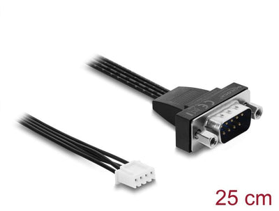 Delock Serielles Cable Connection RS-232 D-sub 9PIN St Bu — image 1