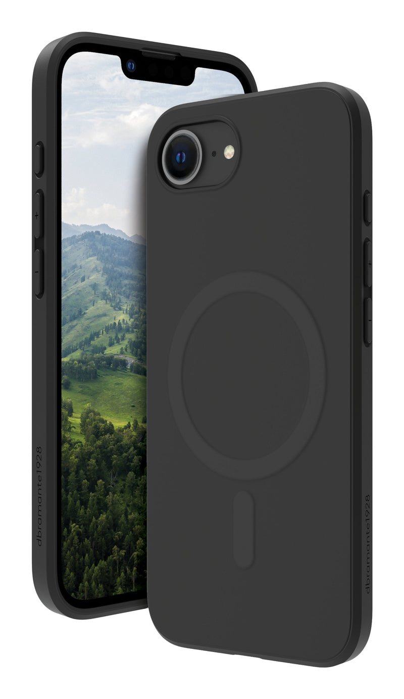 DBRAMANTE1928 Nuuk Pro Ms Housing Rear Phone Mobile Phone Thick Compatibilidad With Magsafe Plastic Black Appl