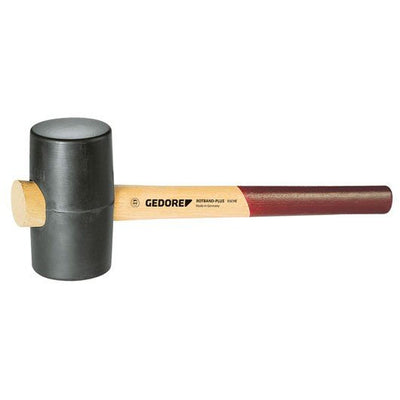 Gedore Hammer Rubber With Grip Wood 55MM Diámetro, Hammer With Handle Wood Fresno, With Dos Caras Plana — image 1