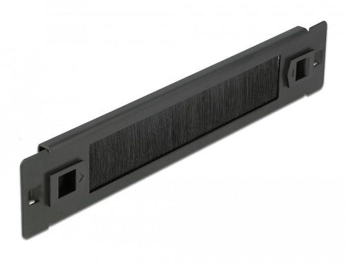 Delock Brush Gestión Cables Without Tool 1U Black 10 — image 1