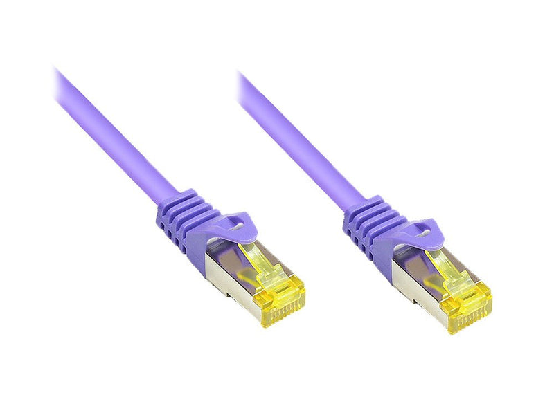 Good Connections Network Cable M. CAT.7 Rohk. Violetaat 0,25M