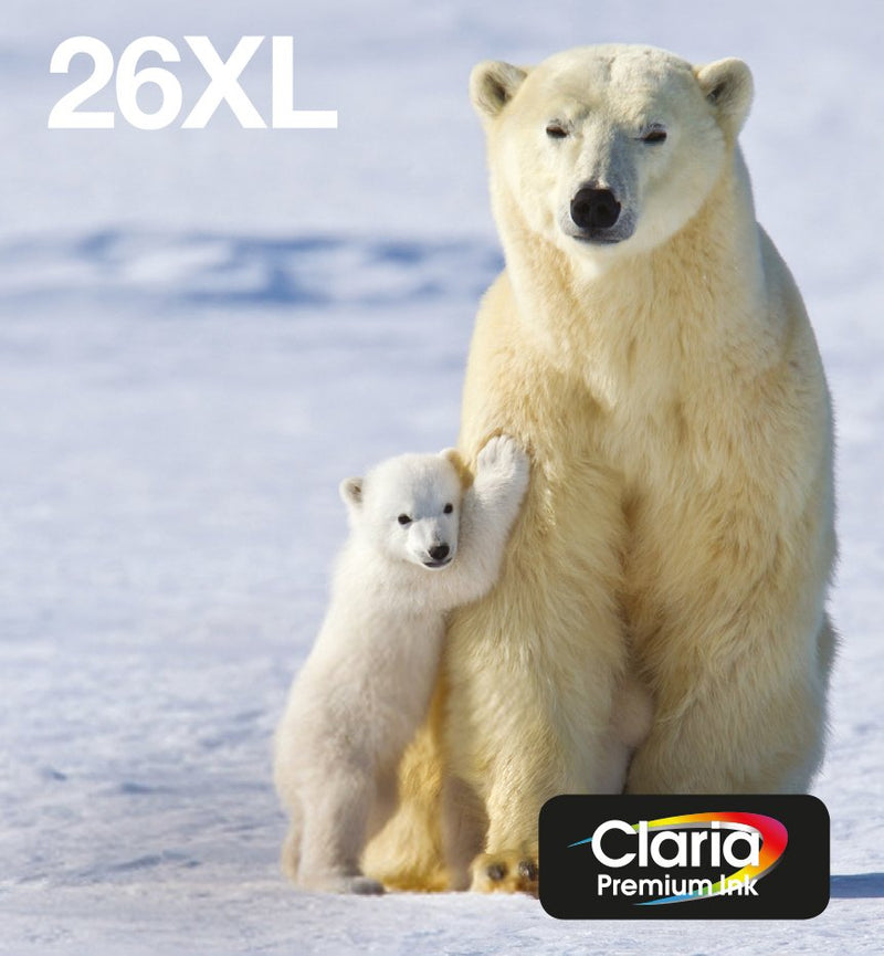 Epson Ink Polar Bear C13T26364511 1 Pieces High Yield (xl) Black Cyan Magenta Yellow