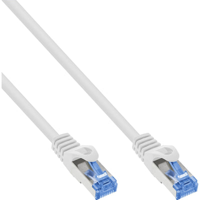 Inline® Patch Cable CAT.6A, S/FTP, Tpe Flexible, White, 0.25M — image 1