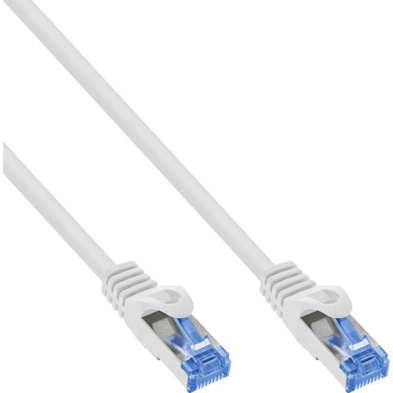 Inline Network Cable , CAT.6A, S/FTP, Tpe Flexible, White 30M