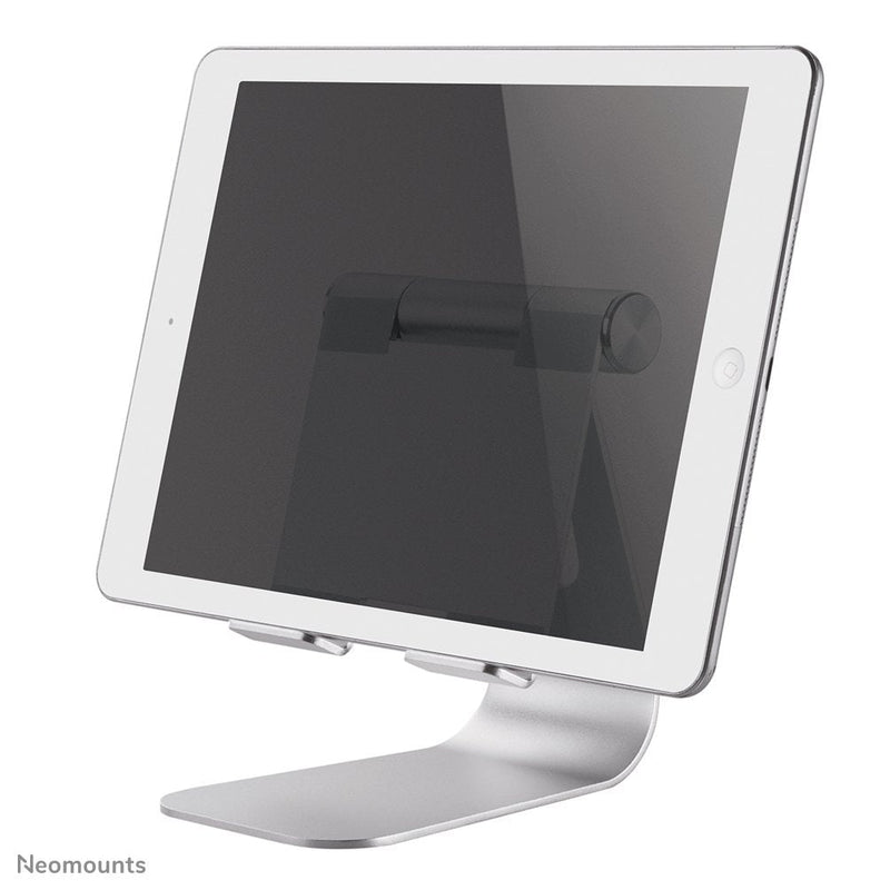 Newstar Stand Pie Desk Up To 11, Silver