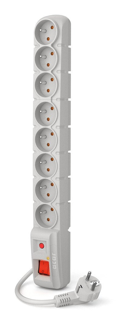 Power Strip Power S8 3M 8 Sockets Grey — image 1