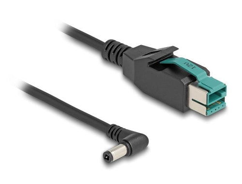 Delock 80611 Cable Poweredusb Male 12V a DC 5,5 X 2,5MM Male Sesgado 3M — image 1