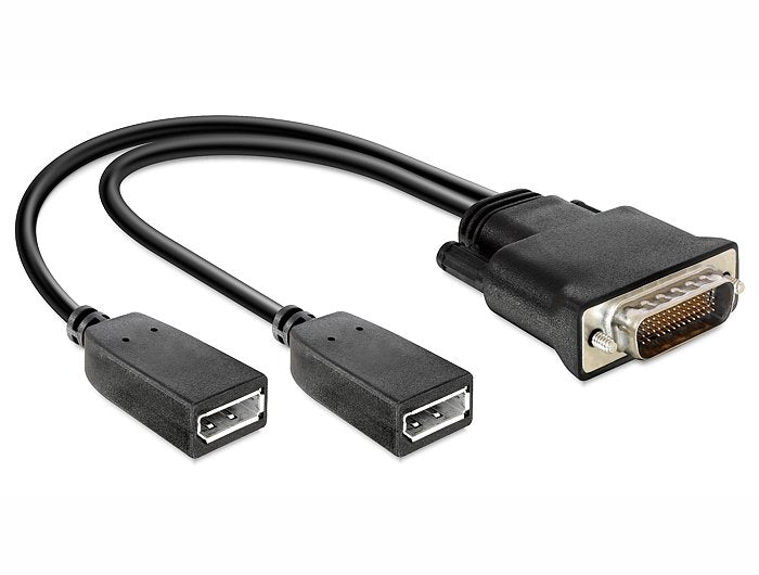 Delock Adapter DMS-59 Male 2 X DisplayPort Female 25CM