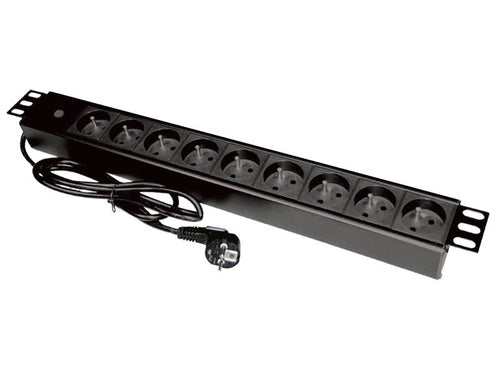 Alantec PZ09 Base Múltiple 1,8M 9 Salidas AC Indoor Black — image 1