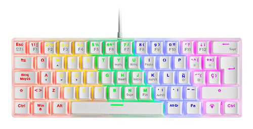 Mars Gaming MK60 Keyboard Gaming Mecanico - Ultra-compacto 60% - Iluminacion RGB - Switches Antipolvo - Keys — image 1