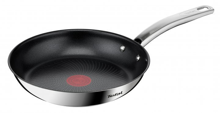 Tefal B8170644 Intuition Frypan, 28CM, Stainless Steel, Suitable For Induction