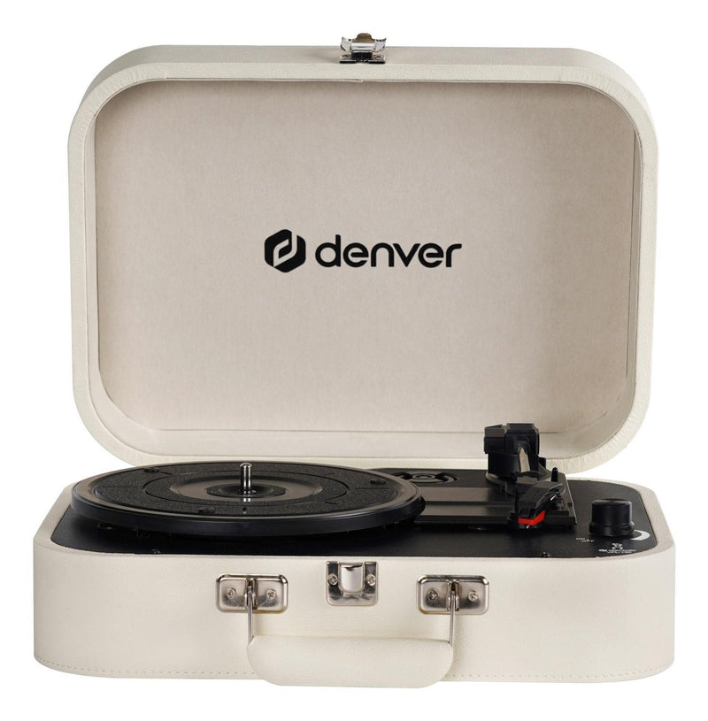 Denver Tocadiscos VPL-130 Tracción Directa Beige Automatic