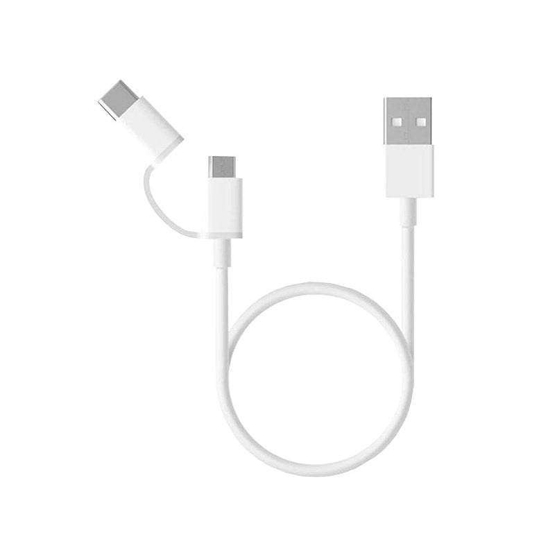 Xiaomi USB Cable 2.0 SJV4083TY USB Male Micro USB Male USB Type-c Male 30CM White