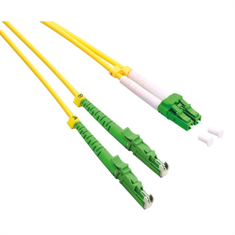 Roline Lwl Cable Duplex 9 125M OS2, Lsh Lc, Apc Schliff, Lsoh, Yellow 10M