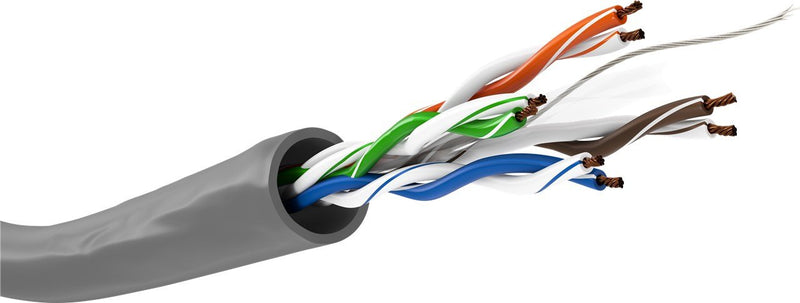 Goobay Network Cable CAT.6, U/UTP Grey 100 Metres Flexible 93293