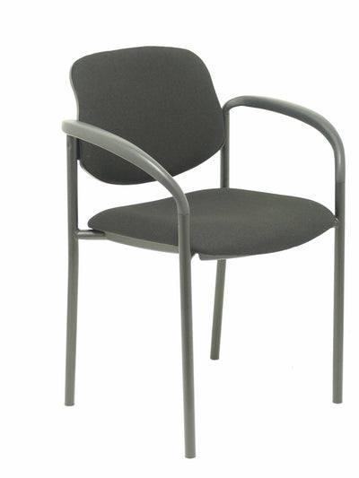 Chair Fixed Villalgordo Bali Black Chasis Black Co — image 1