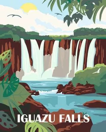 Ravensburger Creart - Cataratas Iguazú, Pintura 25894 — image 1