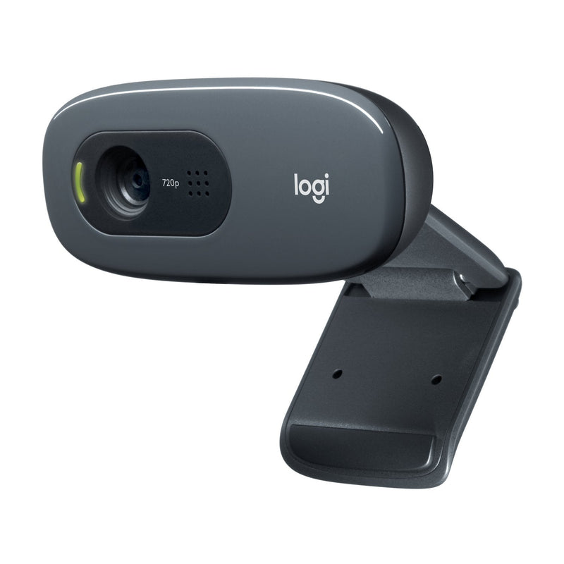 Logitech C270 Webcam HD 720P - 3MPX - USB 2.0 - Microphone Integrado - Angulo Vision 60º - 960-001063