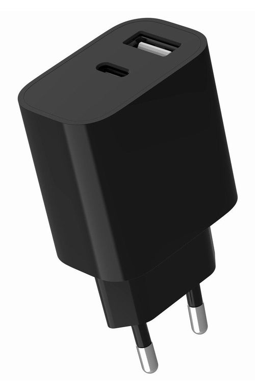 Gembird 2-PORT Universal USB Charger a + C 2.4A Black — image 1