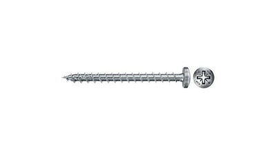 Fischer Screw Aglomerado Powerfast Ii 5,0X30 Pan Head Pz 200 Pieces Rosca Complete Galvanizado 670445 — image 1
