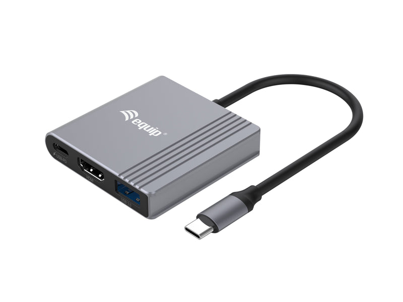 Equip Dock Usb-c-hdmi, USB 3.0,100WPD 4K60HZ 0.15M Gr
