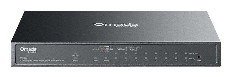 TP-Link Switch Omada 10-PORT Gigabit Easy Managed Switch With 8-PORT PoE +