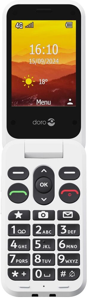 Doro Phone Mobile Phone Leva L30 2.8 4G Graphite White — image 1