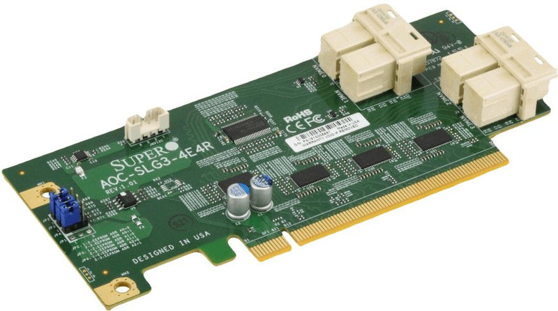 Supermicro AOC-SLG3-4E4R Card And Adapter Interfaz Internal Sas