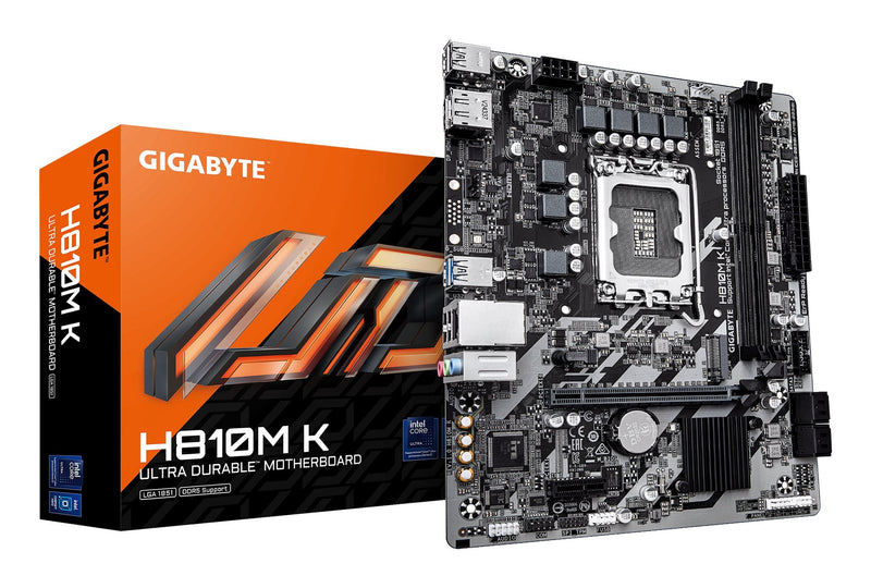 Gigabyte Motherboard H810M K LGA1851 1XDP 1x HDMI