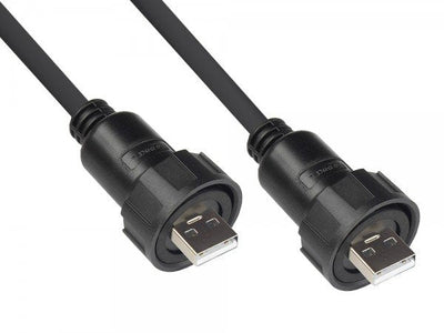 Good Connections Industrial Connector Male S4 -usb 2.0A-A 1M Cable — image 1