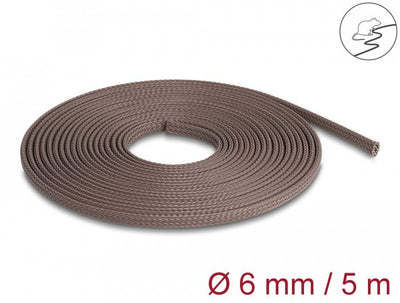 Delock Case Trenzada a Prueba Roedores Emirable 5 Mx 6MM Brown — image 1