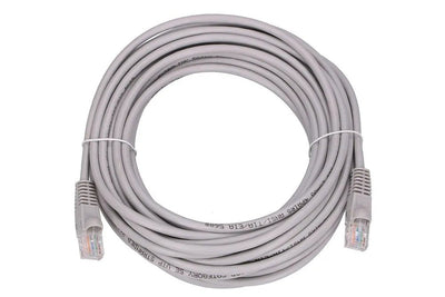 Extralink Cable LAN Patchcord CAT.5E UTP 10M Twisted Grey — image 1