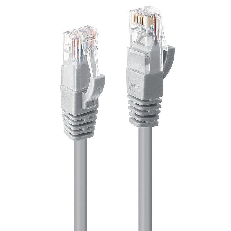 Lindy Network Cable CAT.6 U/UTP Grey 1.00M