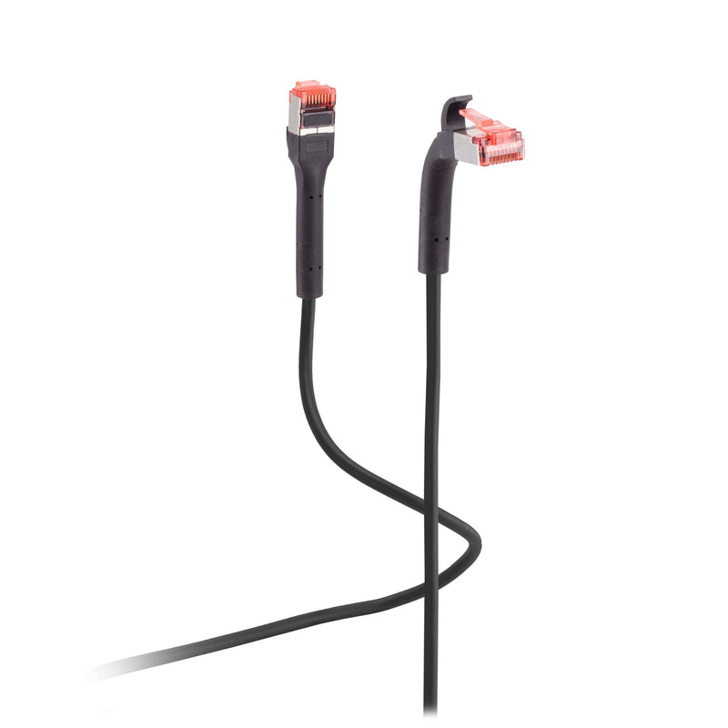 Flexline Network Cable U/FTP CAT.6A With Biegbaren Mecker Black 10,0M