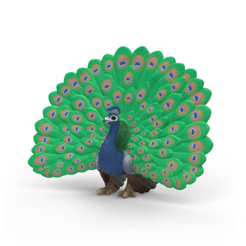 Schleich Figure Toy Pavo Real Farm World 14926