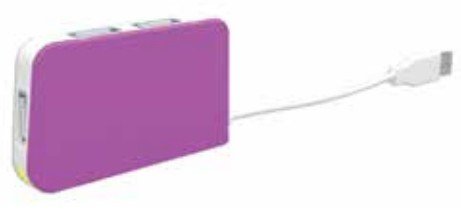 Approx Hub 4 Ports USB 2.0 Purple
