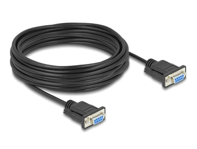 Delock 86827 Cable Serie RS-232 D-SUB9 Female a Female 10M — image 1