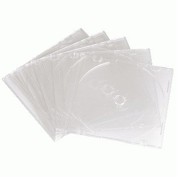 Hama Slim Pack 10 Boxes Vacias Cd/Dvd - Poliestireno - 12.5X14.2X0.52CM - Transparent