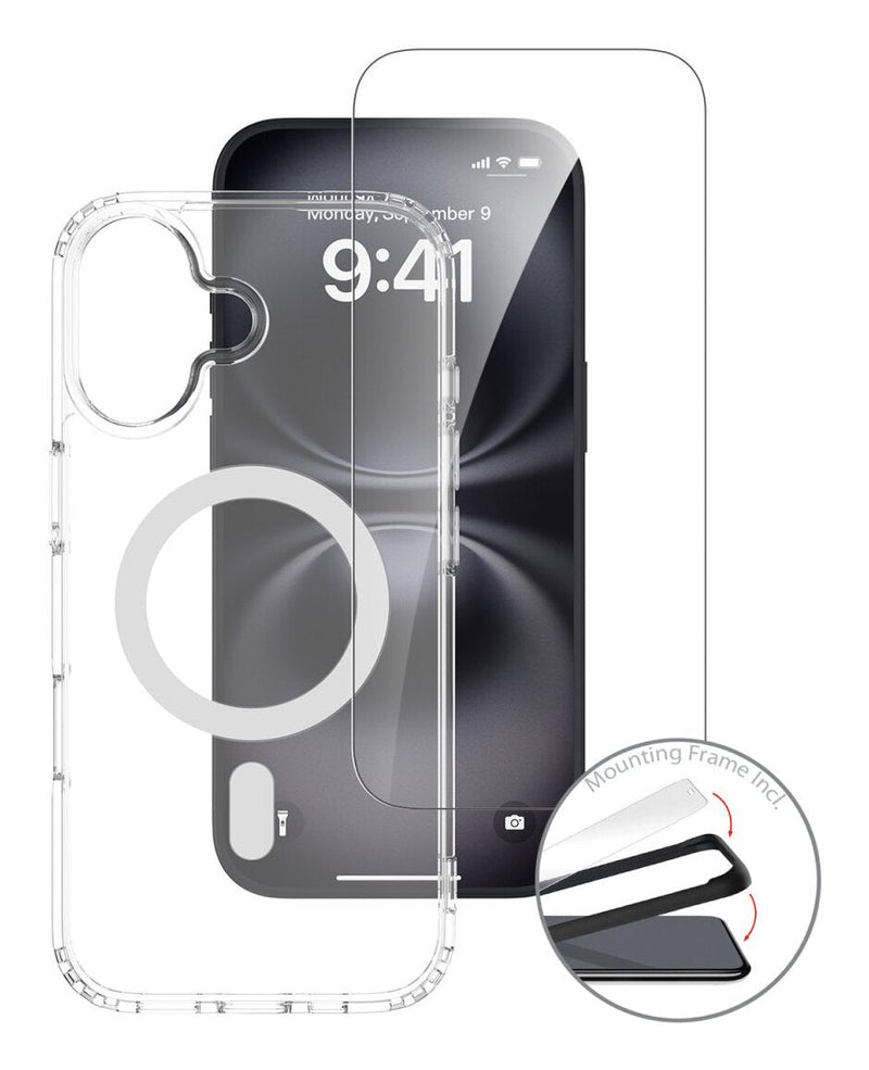 4SMARTS 360° Premium Case For Iphone 17 15,9CM (6.27) Bumper Transparent