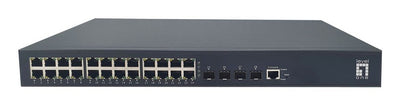 Levelone PoE + Switch 24XGE PoE/4X10GSFP+ 440W 19 Managed L3 — image 1