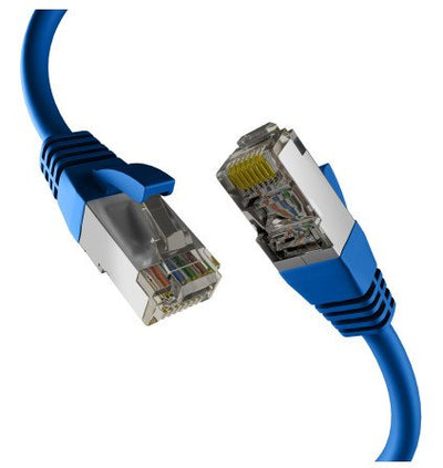 CAT.8.1 Blue 2M Patch Cord - RJ45 S/FTP Lszh 40GBIT Cu LAN — image 1