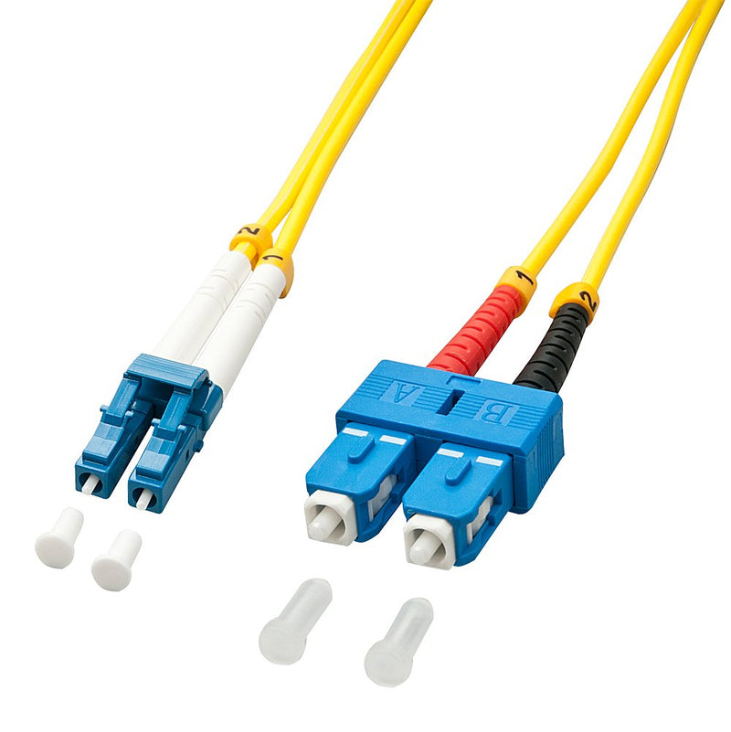 Lindy 47476 Cable Fibre Optic And Infiniband 20M Lc Sc Yellow